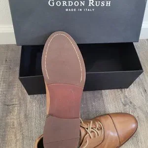 Gordon Rush | Shoes | Gordon Rush Mens Tan Cap Toe Lace Ups  display picture 1